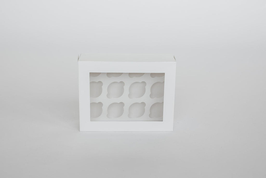 Custom Branded 12 Regular Cupcake Dessert Box with Insert