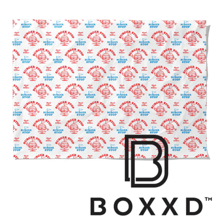BOXXD™ CustomTissue Custom Greaseproof Paper 500 x 750mm - Spot Colour