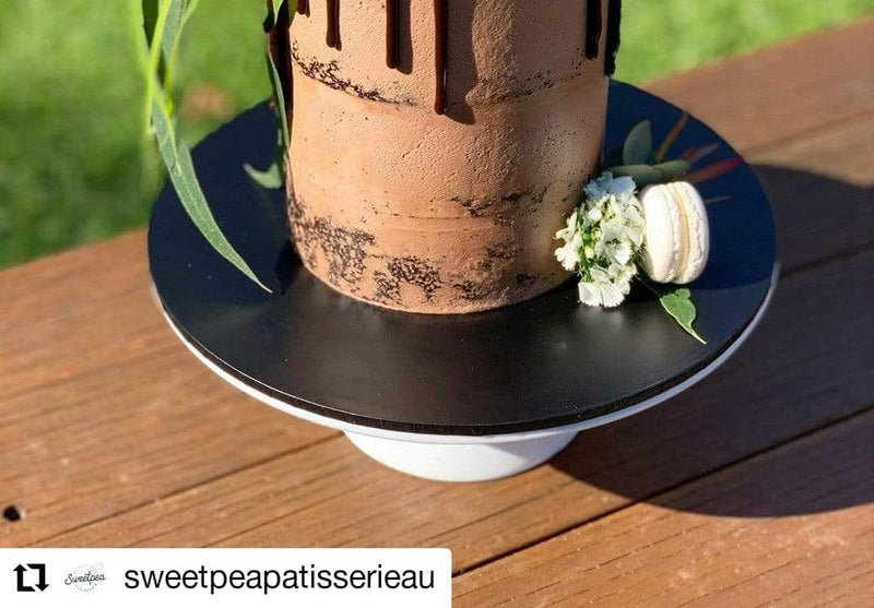 BOXXD™ CakeBoards 10" Black Masonite (MDF) Round Cake Board