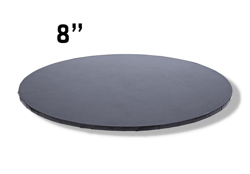 BOXXD™ CakeBoards 8" Black Masonite (MDF) Round Cake Board