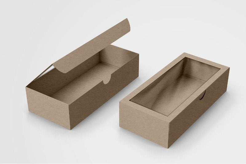 BOXXD™ CustomMacaronBoxes Custom Branded 12 Macaron Dessert Box with Slide Cover & Clear Window