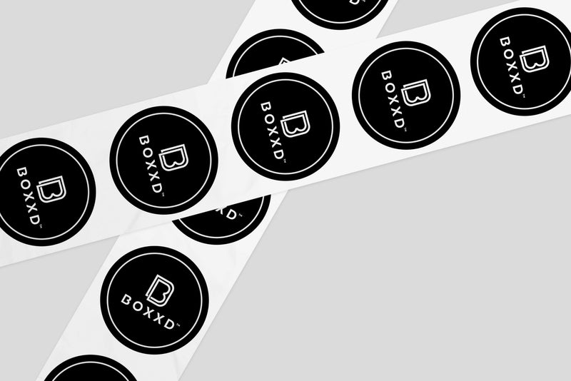 BOXXD™ CustomStickers Custom Branded Paper Stickers